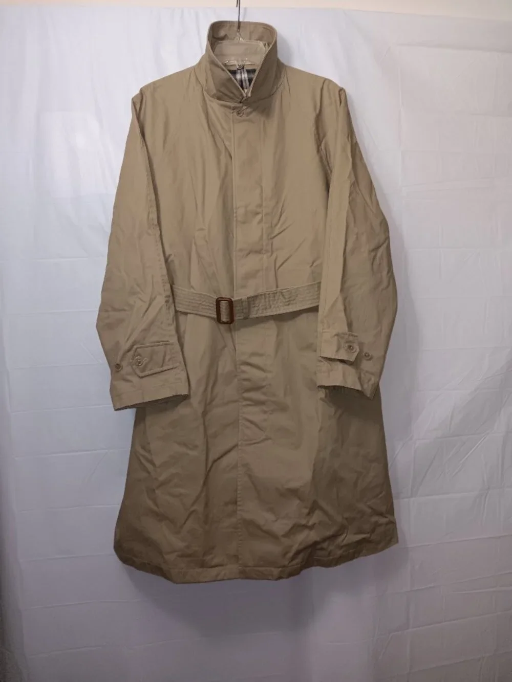 J.CREW RIVINGTON -IN- WATER -RESISTANT COTTON HIDDEN BUTTON TRENCH COAT